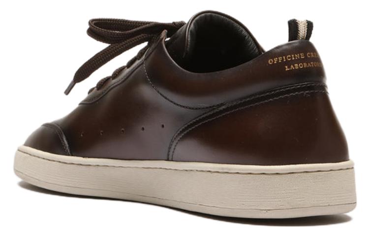 Officine Creative Leather Low-Top Sneakers 'Brown Fashion' 圖 4