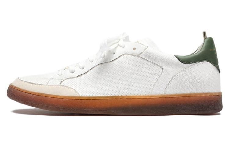 Officine Creative Leather Low Top 'White' OCUKAEE007GIA37N105