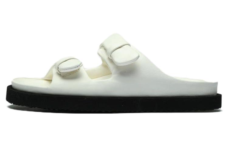 Buy Officine Creative Selipar Kulit Hujung Bulat 'Putih' OCUCHOA001GUANTBUTT