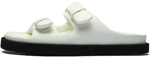 Officine Creative Leather Round-Toe Slide 'White' OCUCHOA001GUANTBUTT Officine Creative Leather Round-Toe Slide 'White' OCUCHOA001GUANTBUTT