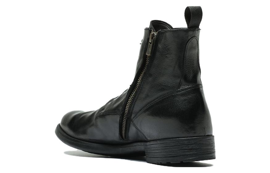 Officine Creative Leather Round Toe Fashion Ankle Boot 'Black' 圖 4