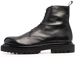 Officine Creative Leather Round Toe Lace-Up Boots 'Black' OCUEVEN002BUT131000 Officine Creative Leather Round Toe Lace-Up Boots 'Black' OCUEVEN002BUT131000