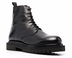 Boot Kulit Hitam Officine Creative Round Toe Lace-Up OCUEVEN002BUT131000 Order Boot Kulit Hitam Officine Creative Round Toe Lace-Up OCUEVEN002BUT131000
