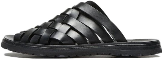Officine Creative Leather Slide 'Black' OCUCHIO009SPOIL1000 Officine Creative Leather Slide 'Black' OCUCHIO009SPOIL1000