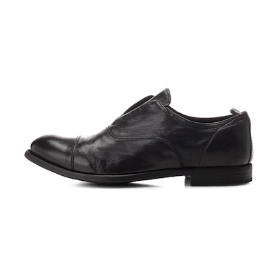 Officine Creative Leather Slip-On 'Black'