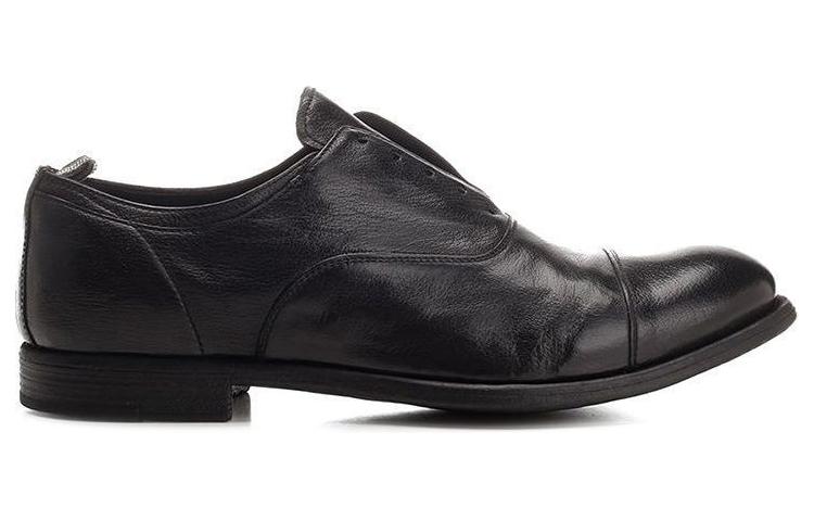 Order Officine Creative 黑色皮革一脚蹬鞋 OCUCHRO122IGNIS1000