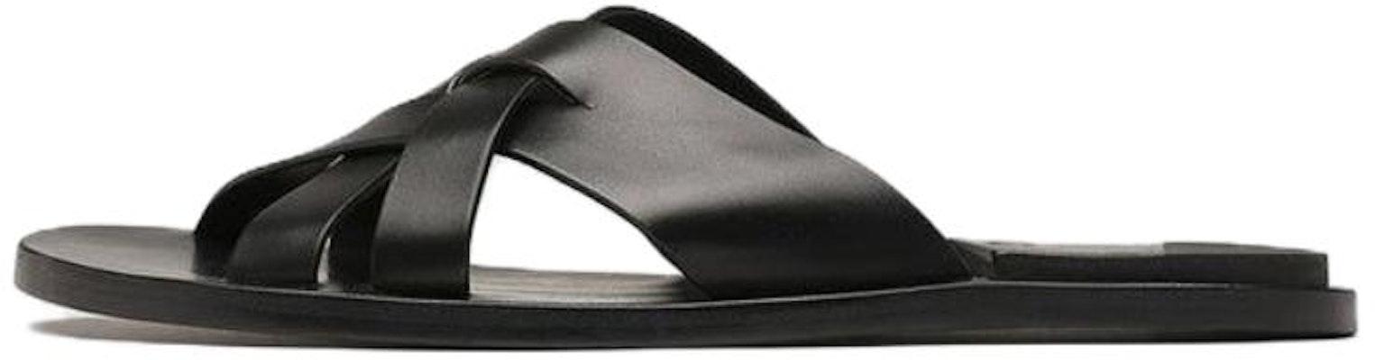 Officine Creative Selipar Kulit Tenun 'Black Fashion' OCUKOTR003SPAPI1000 Buy Officine Creative Selipar Kulit Tenun 'Black Fashion' OCUKOTR003SPAPI1000