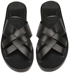 오피치네 크리에이티브 블랙 가죽 슬라이드 OCUKOTR003SPAPI1000 Lookbook 오피치네 크리에이티브 블랙 가죽 슬라이드 OCUKOTR003SPAPI1000