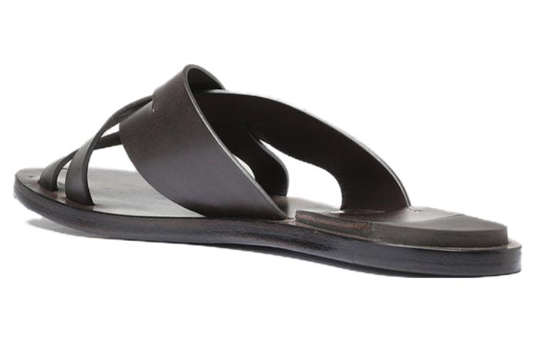 Shop Selipar Tenunan Kulit Officine Creative 'Coffee' OCUKOTR003SPAPI2101