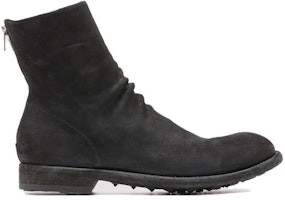 Officine Creative 黑色圆头真皮拉链短靴 OCUARBU023VERTI1000 Order Officine Creative 黑色圆头真皮拉链短靴 OCUARBU023VERTI1000