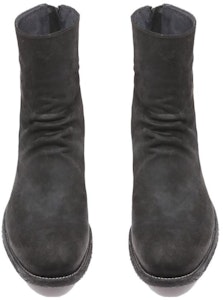 オフィチーネクリエイティブ 黒ラウンドトゥ レザーZIPアンクルブーツ OCUARBU023VERTI1000 Lookbook オフィチーネクリエイティブ 黒ラウンドトゥ レザーZIPアンクルブーツ OCUARBU023VERTI1000