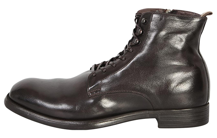 Officine Creative Leather Zip Boot 'Brown' CHRONICL04IGNISTD215