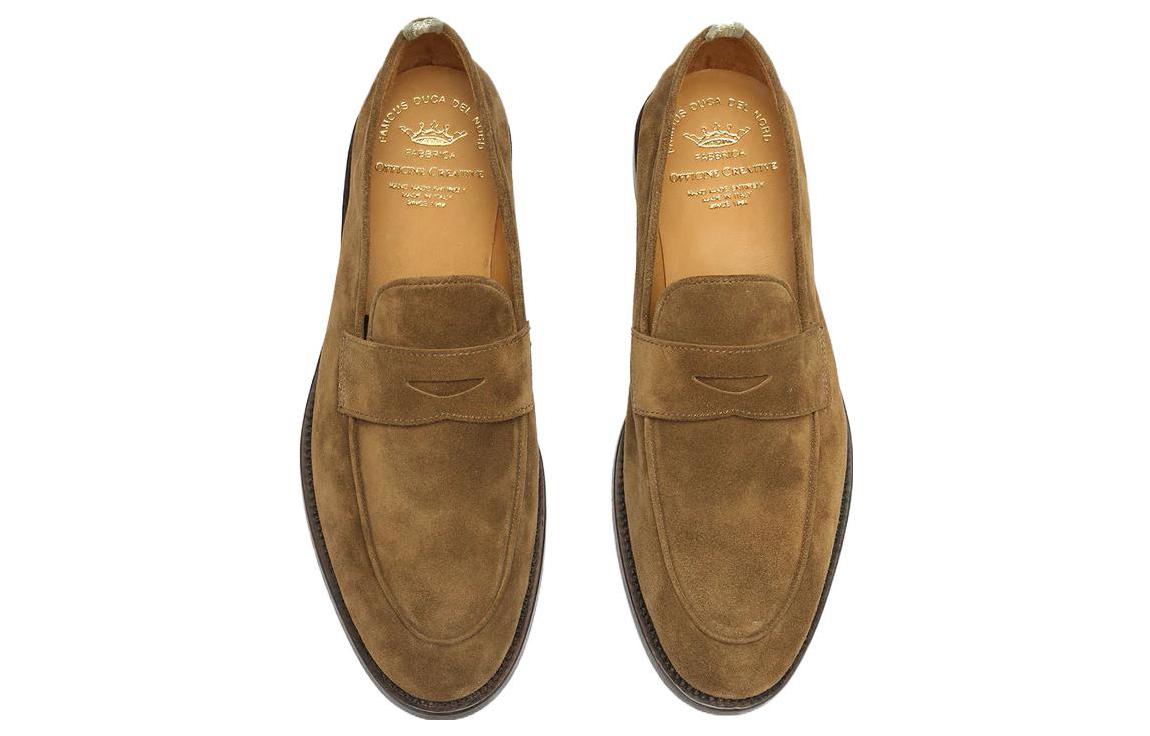 Lookbook Officine Creative 圓頭 樂福鞋 男款 棕色