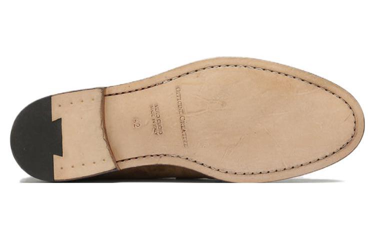 Shop Officine Creative 圓頭 樂福鞋 男款 棕色