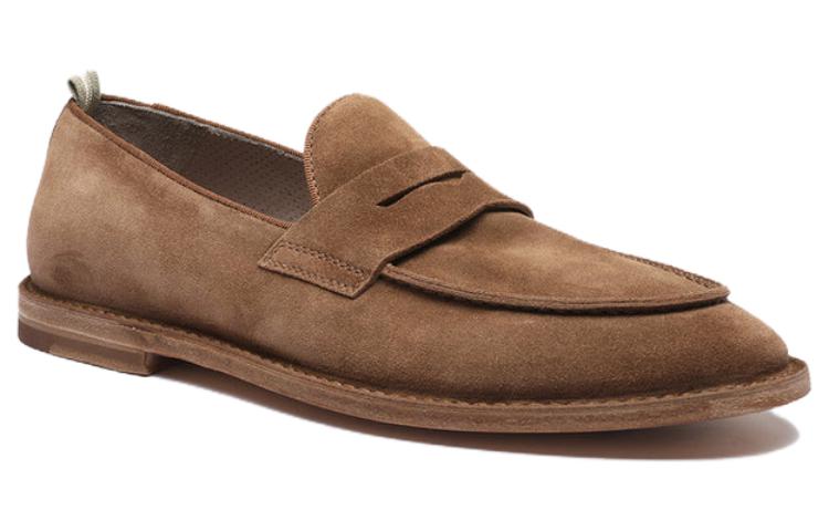 Order オフィチーネクリエイティブ スエードスリッポン (ブラウン) OCUSTEP020LIGC1D216