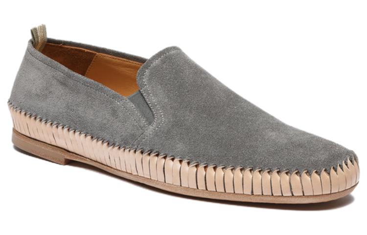 Order Officine Creative 灰色绒面圆头套穿乐福鞋 男款