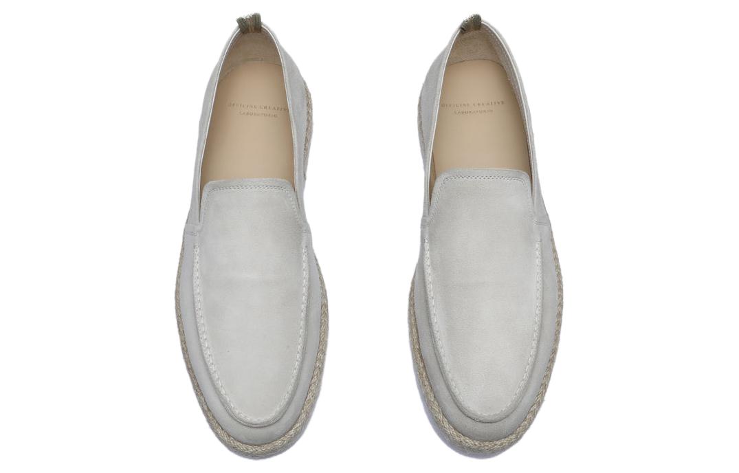 Lookbook オフィチーネ・クリエイティブ ライトグレースエードローファー OCUROPE004LIGC1I110