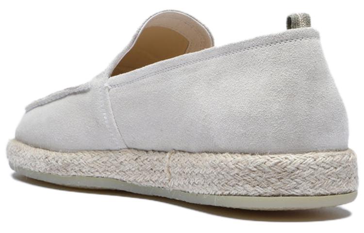 Shop オフィチーネ・クリエイティブ ライトグレースエードローファー OCUROPE004LIGC1I110