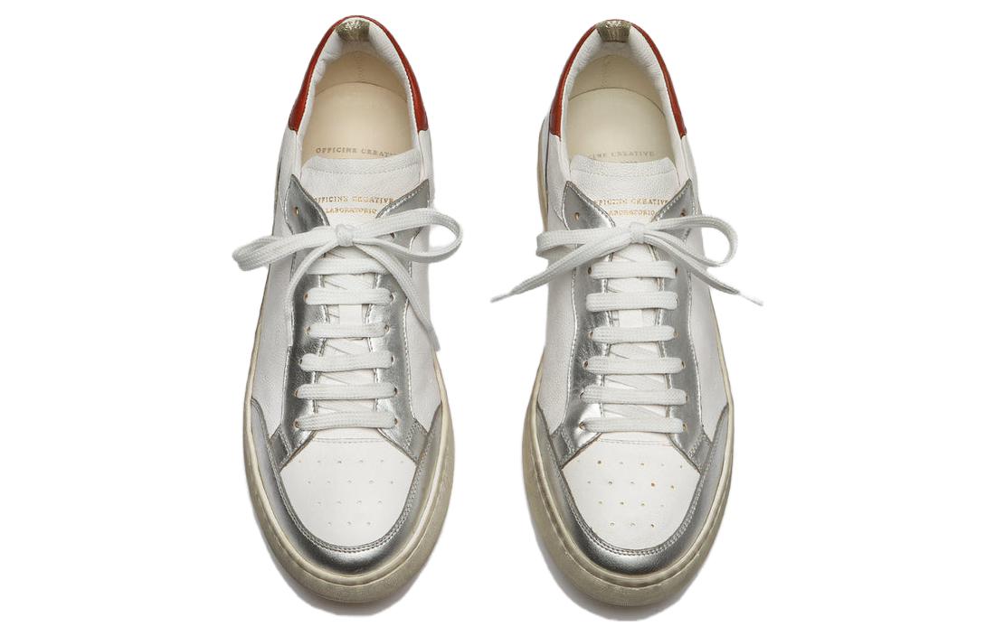 Officine Creative Low-Top Sneaker 'White Silver Red' 圖 5