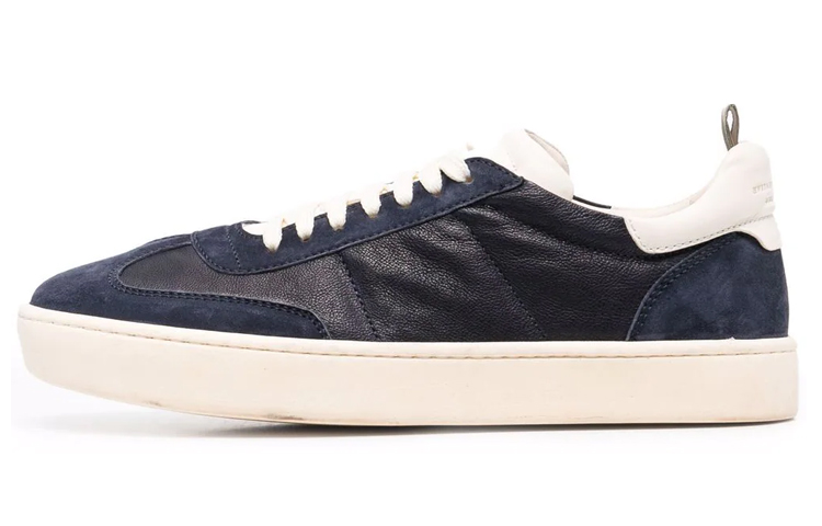 Officine Creative Low-Top Suede Lace-Up 'Blue' OCUKOMI003OLI26P540