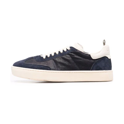 Officine Creative Low-Top Suede Lace-Up 'Blue'