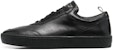 Officine Creative Low Top 'Keselesaan Kulit Anak Lembu Hitam' OCUKYLU001AERBT1000