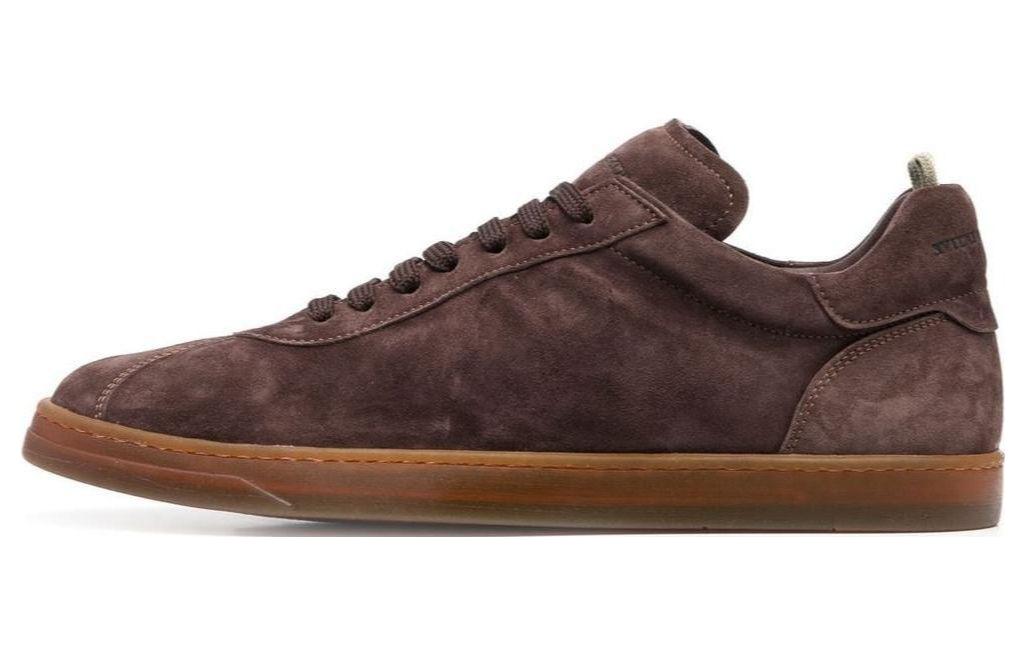 Officine Creative Low Top 'Deep Brown Suede' OCUKARM001OLI28D207