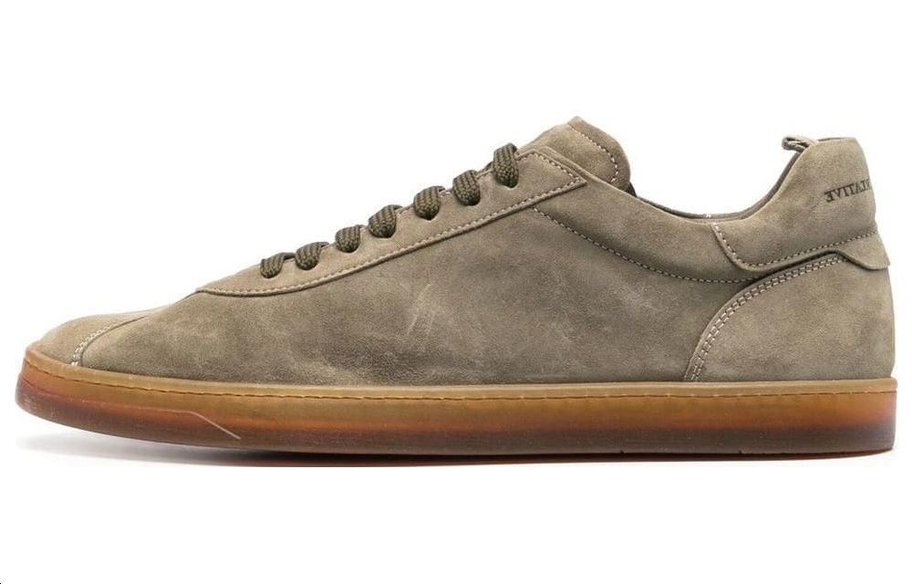 Officine Creative Low Top Sneaker 'Olive Suede' OCUKARM001OLI28D393