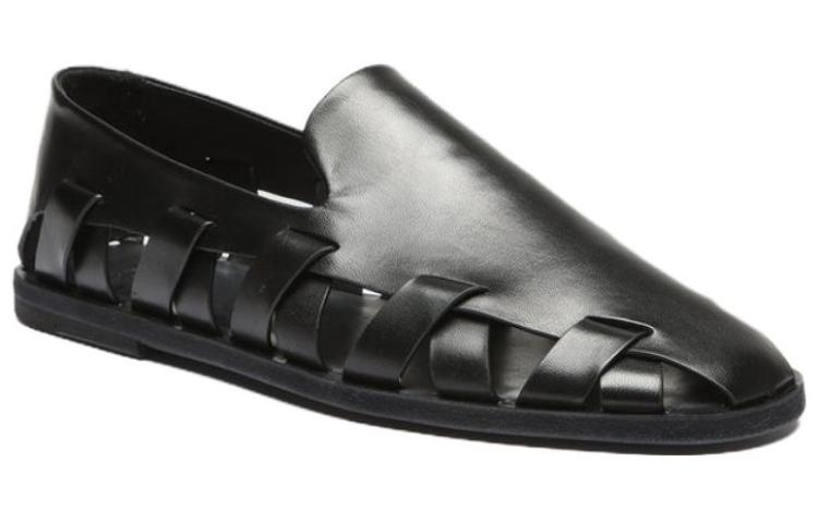 Order Officine Creative Miles 'Mocasín Negro Casual con Punta Redonda'. OCUMILE003NAPPH1000