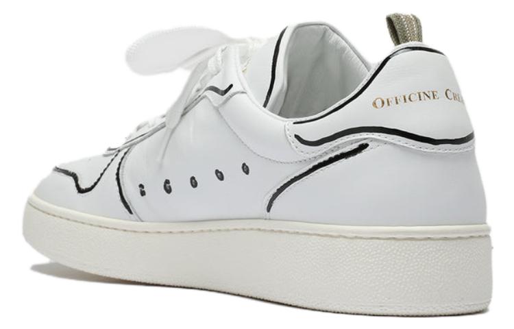 Lookbook Officine Creative Mower 008 皮革防滑耐磨輕便低幫板鞋 男款 白色