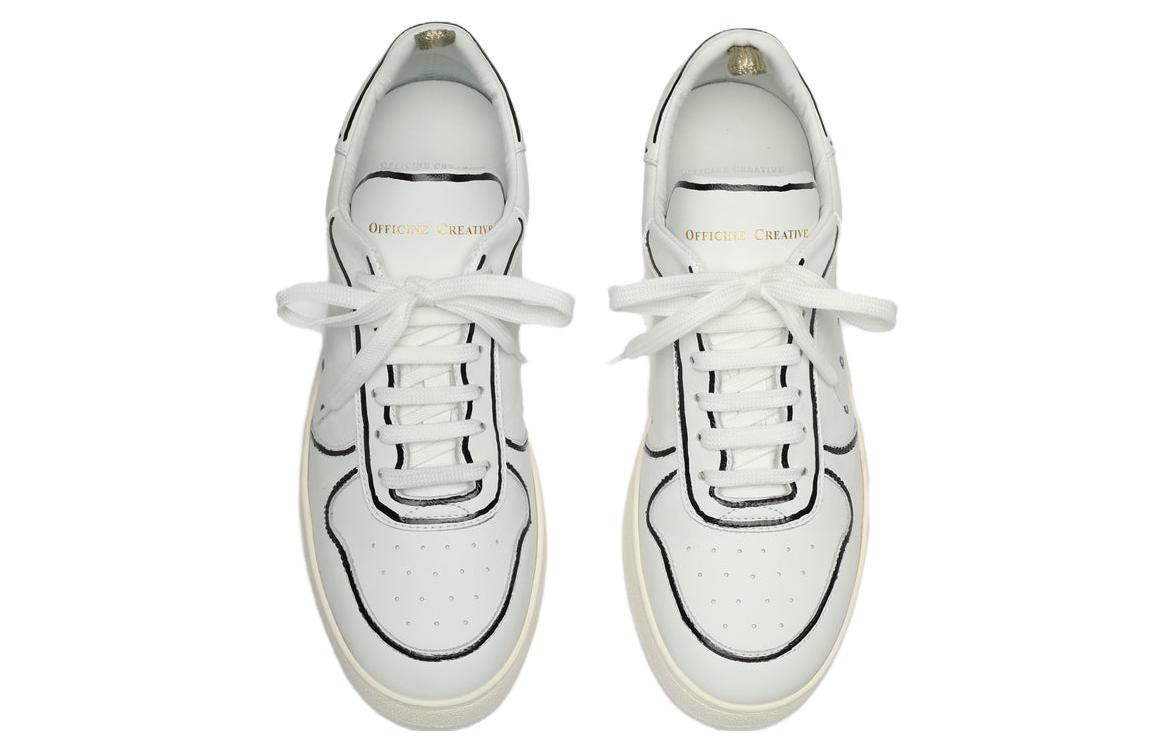 Shop Officine Creative Mower 008 皮革防滑耐磨輕便低幫板鞋 男款 白色