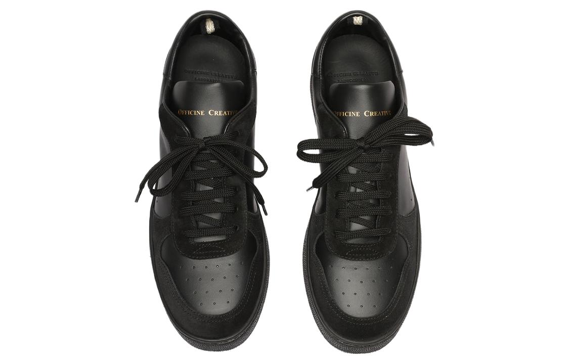 Shop Officine Creative Mower "黑色麂皮"鞋 OCUXLMO011LIC591000