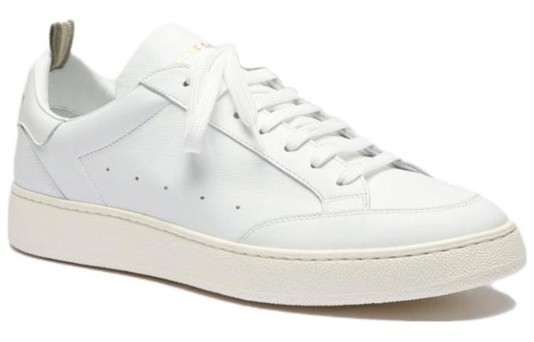 Order Officine Creative Mower 'White Leather Low-Top' OCUXLMO007FLOR19000