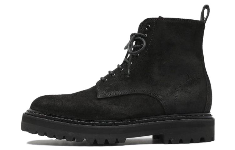 Officine Creative Pistols 'Black Suede' OCUPIST002PALIT1000