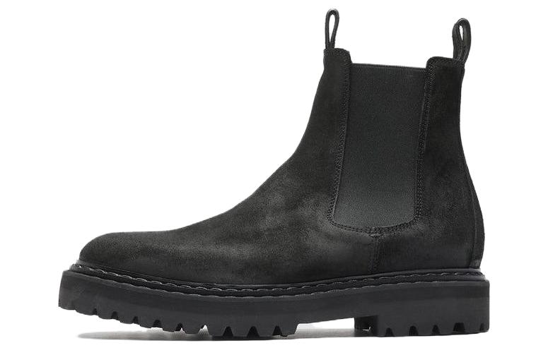 Officine Creative Pistols Chelsea Boots 'Black Suede' OCUPIST003PALIT1000