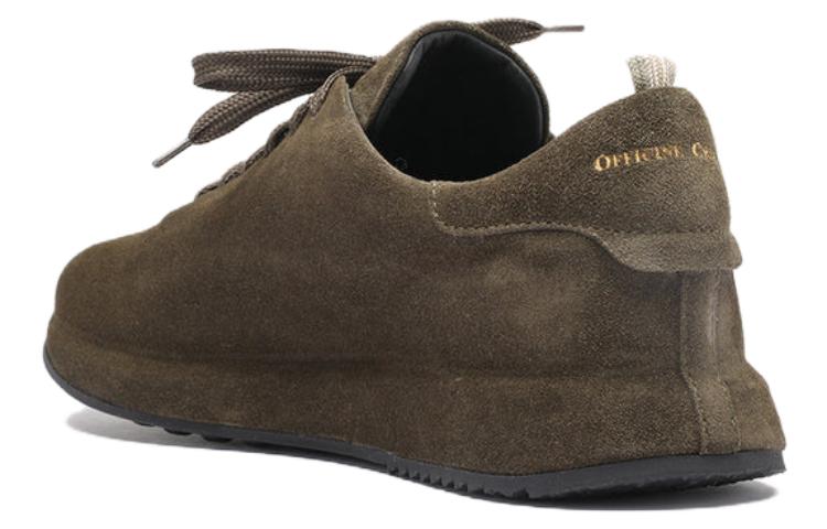 Lookbook Officine Creative Race 綠色麂皮綁帶低筒休閒鞋 男款