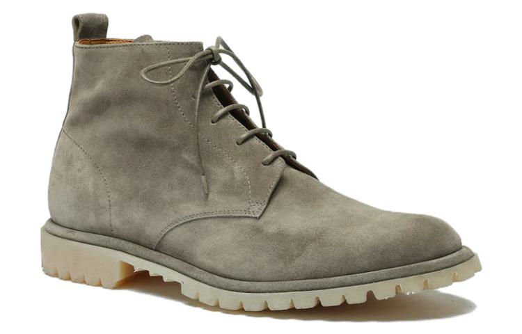 Order オフィチーネ・クリエイティブ 絶品グレーレザーブーツ OCUSPEC002LIGC1QUAR