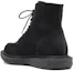 Shop Officine Creative Suede Lace-Up Ankle Boots 'Black' OCUBULL008LIC371000