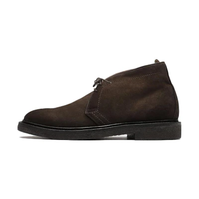 Officine Creative Suede Lace-Up Boot 'Brown Fashion'