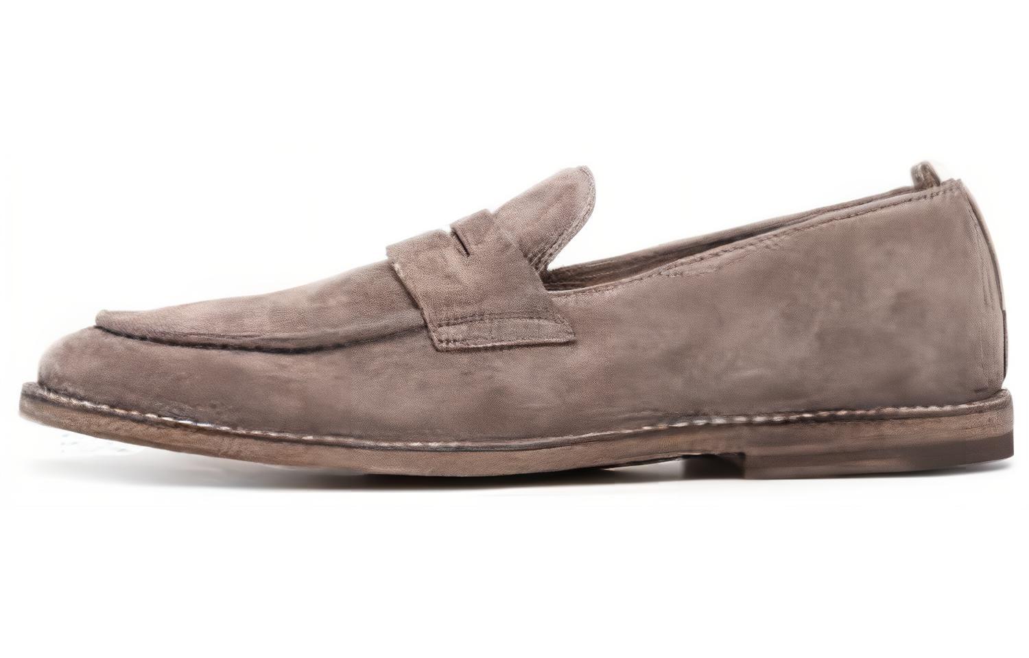 Buy Officine Creative Loafers Suede Kelabu Slip-On Lelaki OCUSTEP020LIGC1QUAR