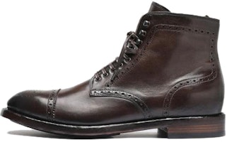 Officine Creative Temple Boots 'Deep Brown Brogue' OCUTEML004AERCAD215 Officine Creative Temple Boots 'Deep Brown Brogue' OCUTEML004AERCAD215