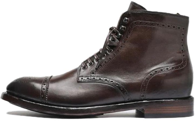 Officine Creative Temple Boots 'Coklat Tua Brogue' OCUTEML004AERCAD215 Buy Officine Creative Temple Boots 'Coklat Tua Brogue' OCUTEML004AERCAD215