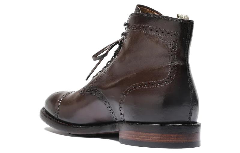 Lookbook Officine Creative Temple Boots 'Coklat Tua Brogue' OCUTEML004AERCAD215