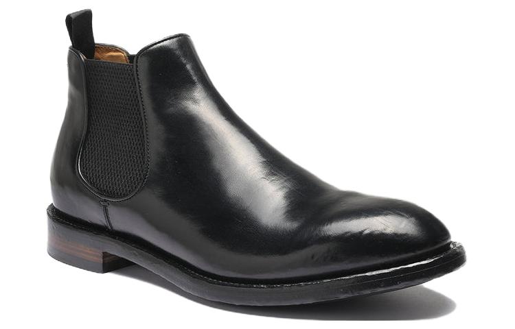 Order Officine Creative Temple 切尔西靴子 '黑色皮革' OCUTEML008AERCA1000