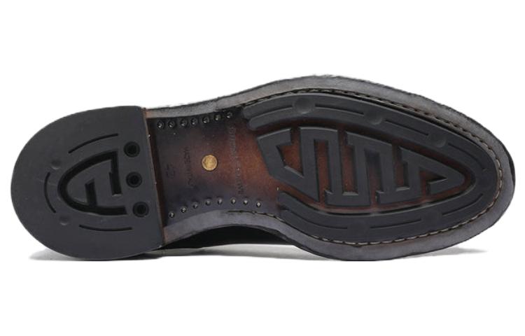 Shop Officine Creative Temple 切尔西靴子 '黑色皮革' OCUTEML008AERCA1000