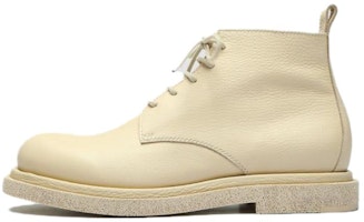 Officine Creative Tonal 'Beige Round-Toe Lace-Up Boots' OCUTONA010LINDSD902 Officine Creative Tonal 'Beige Round-Toe Lace-Up Boots' OCUTONA010LINDSD902