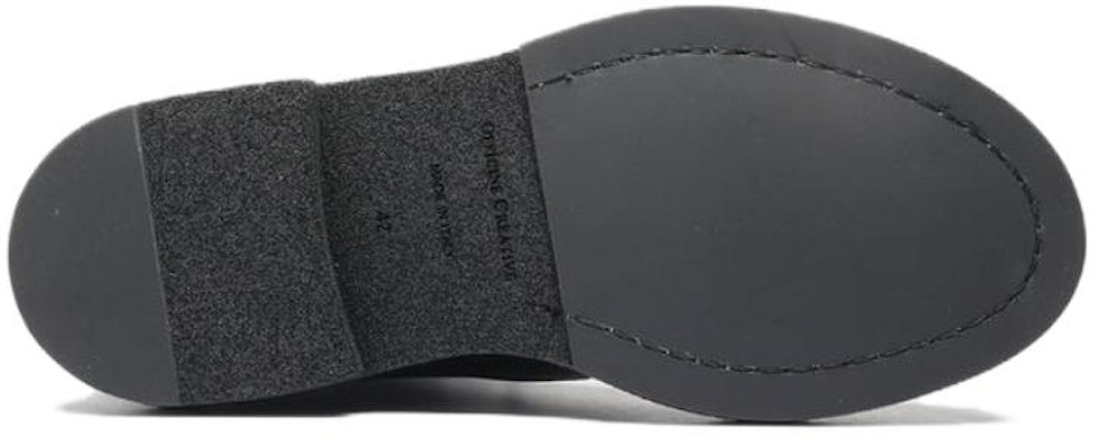 오피치네 크리에이티브 블랙 레더 앵클 부츠 OCUTONA002BUT121000 Shop 오피치네 크리에이티브 블랙 레더 앵클 부츠 OCUTONA002BUT121000