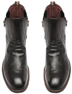 Officine Creative Zippered Leather Boots 'Black Comfort' OCUARBU028NOVAKE663 Shop Officine Creative Zippered Leather Boots 'Black Comfort' OCUARBU028NOVAKE663