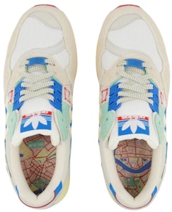 adidas originals ZX 9000 減震防滑 復古運動鞋 白米藍 Shop adidas originals ZX 9000 減震防滑 復古運動鞋 白米藍