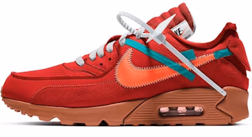 Nike OffWhite x Nike Air Max 90 Red 'White' AA7293-600 Nike OffWhite x Nike Air Max 90 Red 'White' AA7293-600
